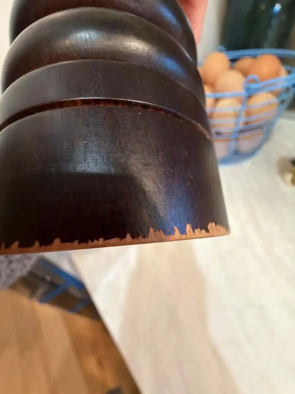 Trudeau Dark Wood Pepper Mill‎ Grinder
